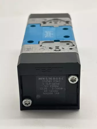 Festo MFH-5/3E-D-1-S-C Solenoid Valve/ Gasket Missing 