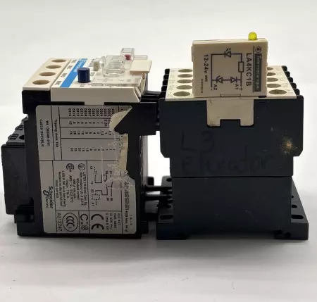 Telemecanique LP1K12 10BD Contactor 120-600V 12A 1-10HP W/Overload Relay 