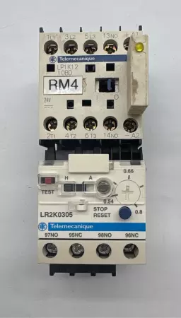 Telemecanique LP1K12 10BD Contactor 120-600V 12A 1-10HP W/Overload Relay 