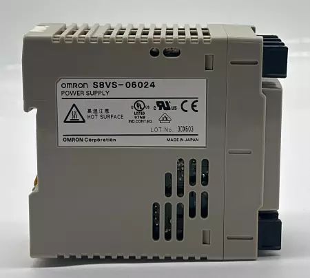 Omron S8VS-06024 Power Supply, In 100-240VAC Out 24VDC 60W 