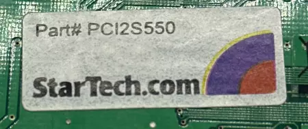 StarTech PCI2S550 Dual Serial Port Circuit Board 