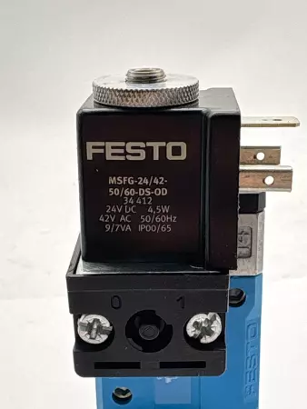 Festo MFH-5/2-D-1-FR-C Solenoid Valve 24VDC 