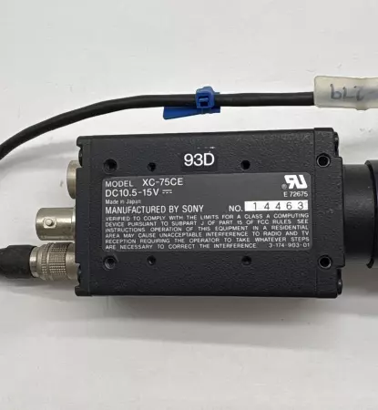 Sony MODEL XC-75CE CCD Video Camera Module, 10.5-15VDC 