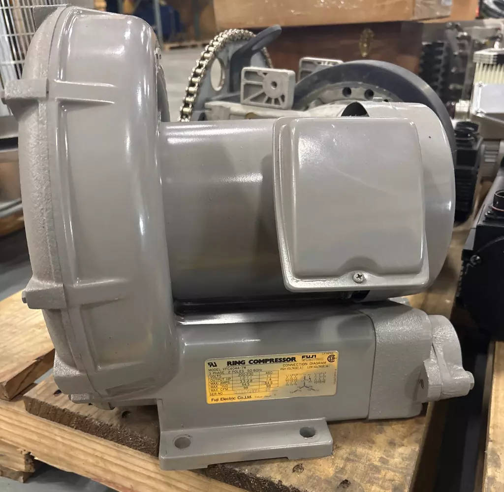 Fuji Electric VFC404A-7W Ring Compressor Blow Pump, 1.1HP 