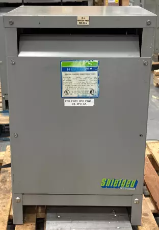 General Signal S5H37S Hevi-Duty Single-Phase General Purpose Transformer 37kVA 