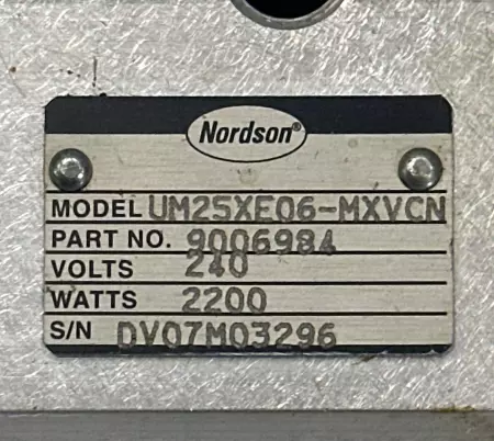 Nordson 9006984 Hot Melt Applicator Head, 6-Valves 