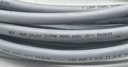 LappKabel E63634 Olflex® 18AWG Cable, 600V 30Ft 