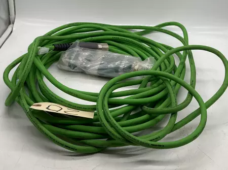 Allen-Bradley 2090-CFBM7DF-CEAA15 SER.A Motor Feedback Cable, 600V 22AWG 20Ft 
