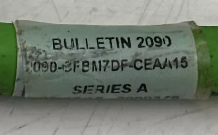 Allen-Bradley 2090-CFBM7DF-CEAA15 SER.A Motor Feedback Cable, 600V 22AWG 20Ft 