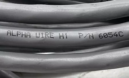 Alpha Wire 6054C Motor 8-Wire Cable, 22AWG 60Ft 