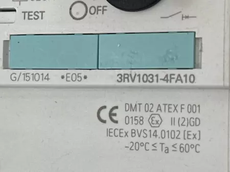 Siemens 3RV1031-4FA10 Motor Circuit Breaker 28-40A W/ 3RT1035-1B..0 Contactor 