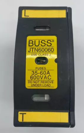 Bussmann JTN60060 Class J Fuse Holder, 600VAC 35-60Amp 