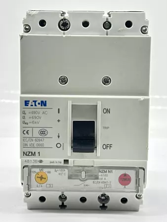 Eaton NZM-N1-A160 Circuit Breaker 690VAC 160Amp Cosmetic Sign 