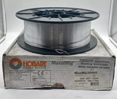 Hobart ER4043 MaxalMig Welding Electrode Roll 1.2mm 16lb/7.3Kg 