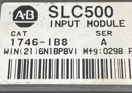 Allen-Bradley 1746-IB8 SER.A SLC500 Input Module 