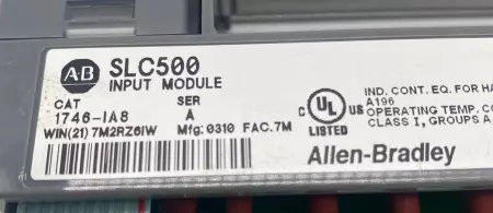 Allen-Bradley 1746-1A8 SER.A SLC500 Input Module 