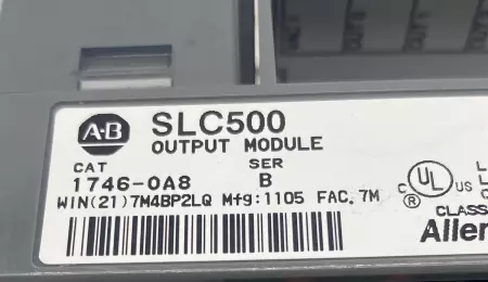 Allen-Bradley 1746-OA8 SER.B SLC500 Output Module 