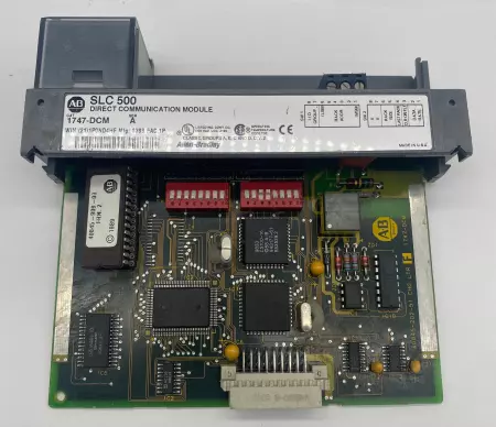 Allen-Bradley 1747-DCM SER.A SLC500 Direct Communication Module Faceplate Missing 