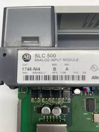 Allen-Bradley 1746-NI4 SER. B REV.A SLC 500 Analog Input Module 