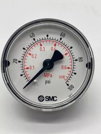 SMC 0-100 PSI Pressure Gauge 0-0.68 MPa 