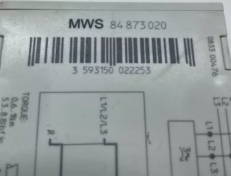 Crouzet MWS 84873020 Phase Sequence Control Relay, 250V 5A 