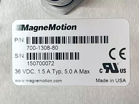 MagneMotion 700-1308-80 Switch Left Motor Assy 36VDC 1.5A 