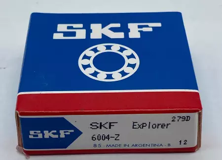 SKF 6004-Z Deep Groove Ball Bearing, 20mm Bore 12mm Width 