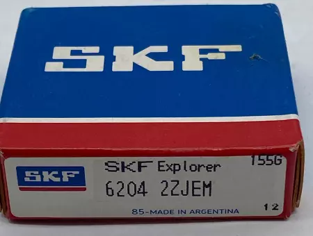 SKF 6204 2ZJEM Deep Groove Ball Bearing, Bore 20mm Width 14mm 