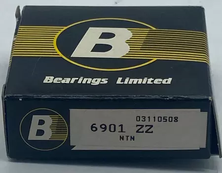 NTN 6901ZZ Deep Groove Ball Bearing, Bore 12mm Width 6mm 