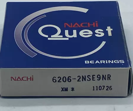 Nachi 6206-2NSE9NR Quest Deep Groove Ball Bearing, 30mm Bore 16mm Width W/Snap 