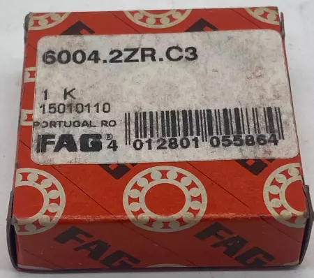 FAG 6004.2ZR.C3 Deep Groove Ball Bearing, 20mm Bore 12mm Width 