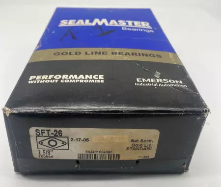 SealMaster SFT-26 Flange-Mount Ball Bearing 1-5/8