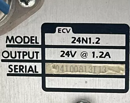 AC DC Electronics 24N1.2 Power Supply, 24V 1.2A 