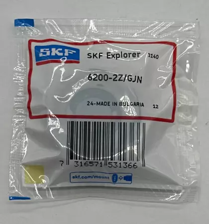 SKF 6200-2Z/GJN Deep Groove Ball Bearing, Bore 10mm Width 9mm 