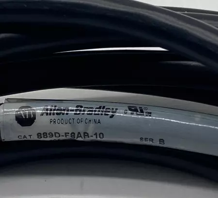 Allen-Bradley 889D-F8AB-10 SER.B DC Micro (M12) Cordset, 10Ft 