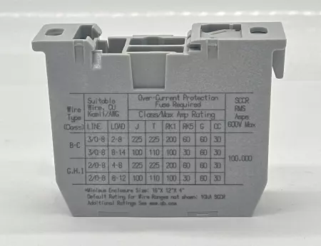 Allen-Bradley 1492-PDE1142 SER.A Power Distribution Block, 600V 200A 