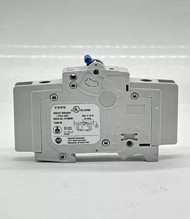 Allen-Bradley 1489-M1C100 SER.D 1-Pole Circuit Breaker, 277VAC 48VDC 10Amp 
