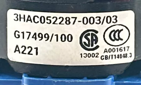 Kraus & Naimer 3HAC052287-003/03 Manual Motor Controller, 600VAC 20Amp Max 
