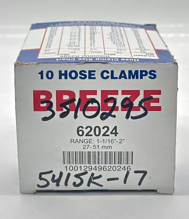 Breeze 62024 Hose Clamps, 1-1/16