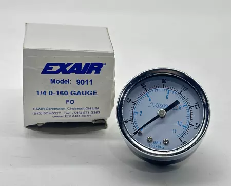 Exair MODEL 9011 Pressure Gauge, 0-160Psi 