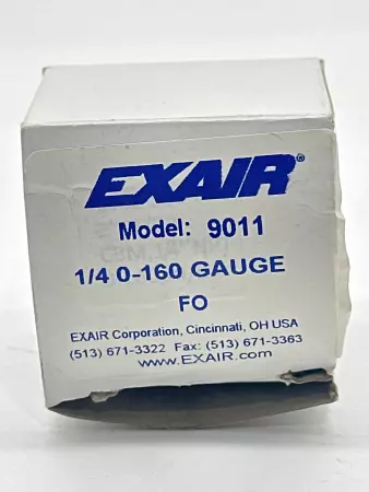 Exair MODEL 9011 Pressure Gauge, 0-160Psi 