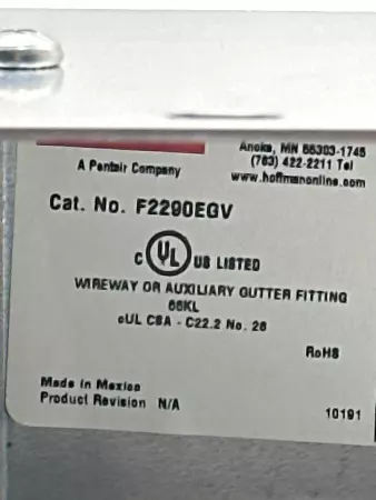 Hoffman F2290EGV 90 Degree Elbow Stainless Fitting Lot of 6