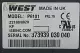 West MODEL P6101 Temperature Controller 6100+ 