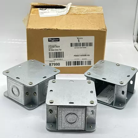 Hoffman F2290TXGV 90-Elbow Cross Tee Lot of 3