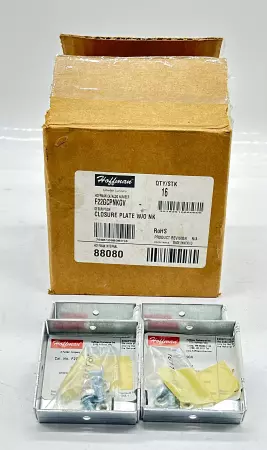 Hoffman F22GCPNKGV Closure Plate W/O Knockouts Lot of 16