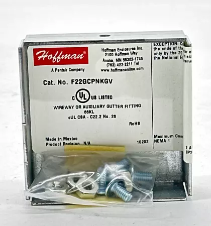 Hoffman F22GCPNKGV Closure Plate W/O Knockouts Lot of 16