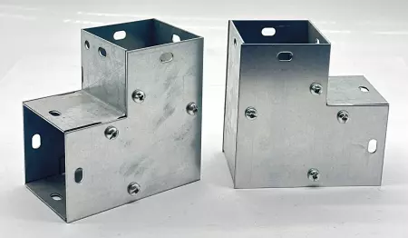 Hoffman F2290EGV wireway 90-Elbow Stainless Fitting Lot of 2