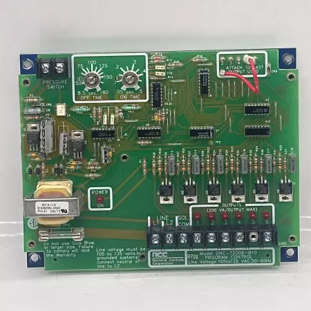 National Controls Corp. DNC-T2006-B10 Program Control Circuit Board 