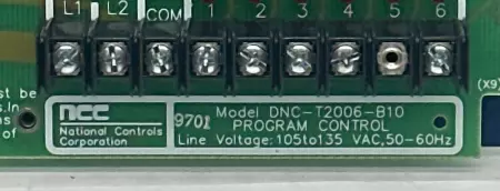 National Controls Corp. DNC-T2006-B10 Program Control Circuit Board 