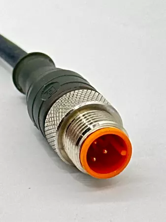 Lumberg VCD 1A-1-3 Solenoid Valve Connector Cable, 3-Pin 2 Meter 